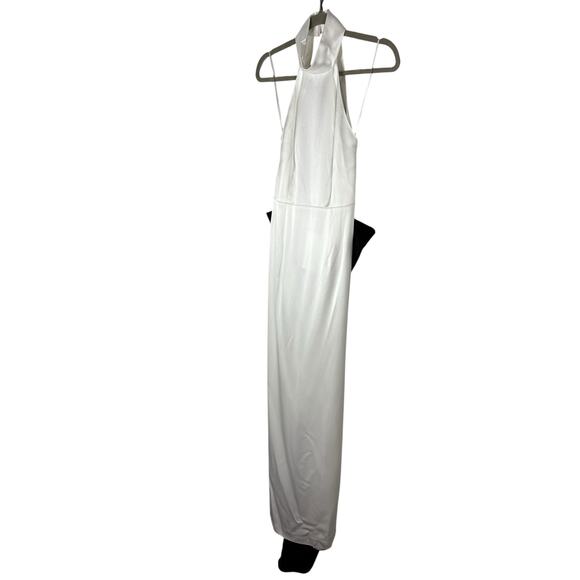 Sans Faff Bristol Bow Evening Dress Gown Halter Formal Bridal Wedding Classy XS - Picture 5 of 12